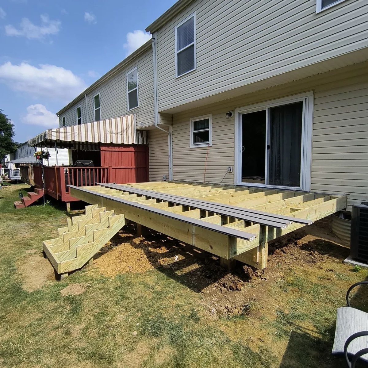 Grey & Black Deck — 18′×12′ Demo & New Build — photo 1